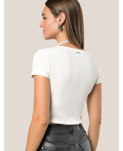 Футболка женская молочный