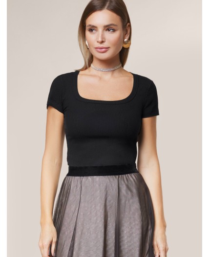 Футболка женская черный