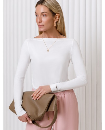 Джемпер женский молочный