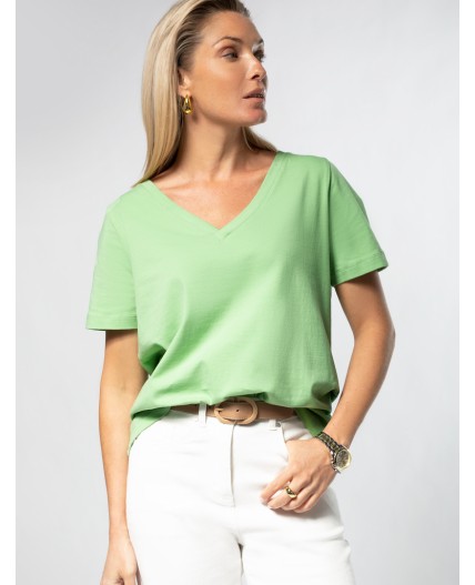 Футболка женская фисташковый