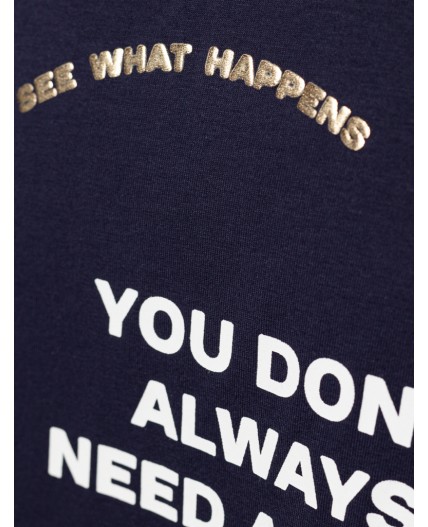 Футболка женская темно-синий_yourself