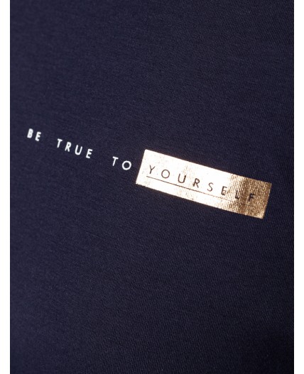 Футболка женская темно-синий_yourself