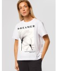 Футболка женская белый_dreamer