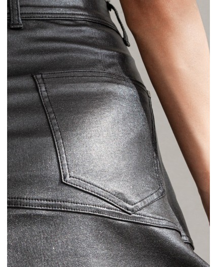 Юбка женская темно-серебряный