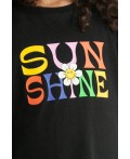 Футболка для девочки черный_sun_shine