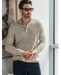 Джемпер мужской св.бежевый меланж