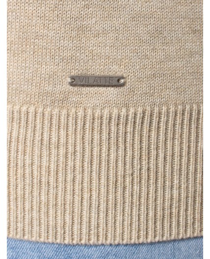 Джемпер мужской св.бежевый меланж