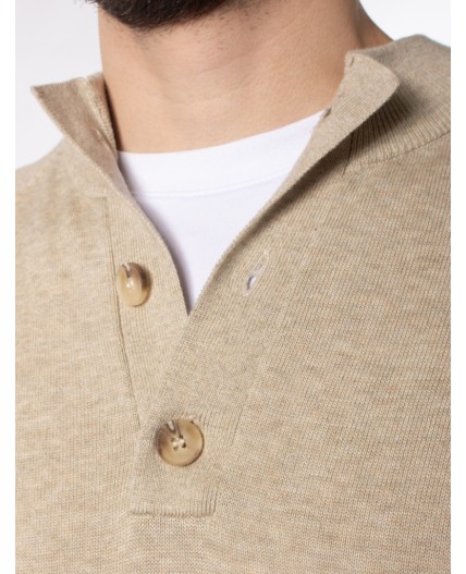 Джемпер мужской св.бежевый меланж