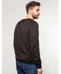 Джемпер мужской черно-коричневый