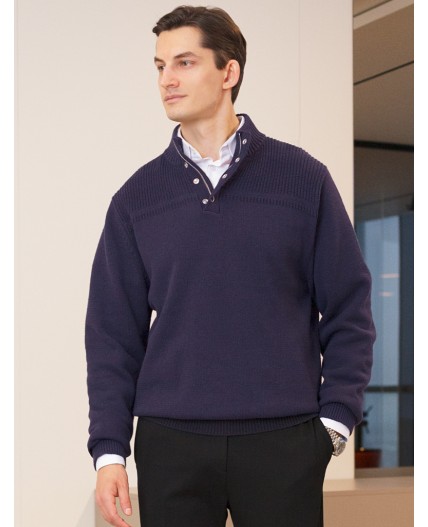 Джемпер мужской темно-синий