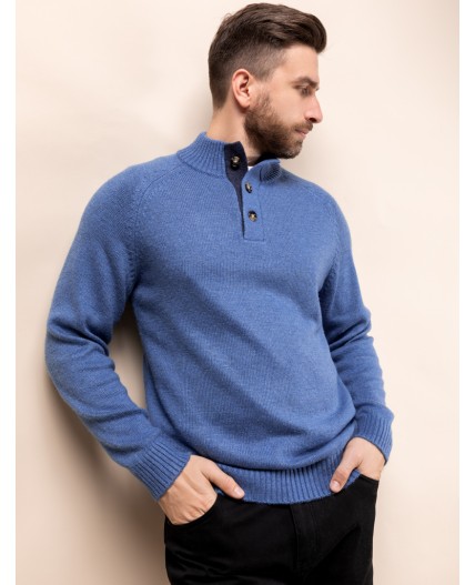 Джемпер мужской светло-синий