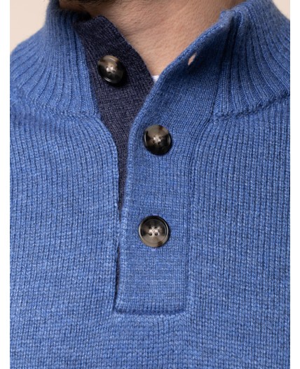 Джемпер мужской светло-синий