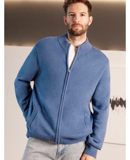 Джемпер мужской светло-синий