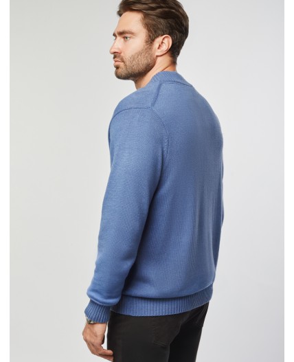 Джемпер мужской светло-синий