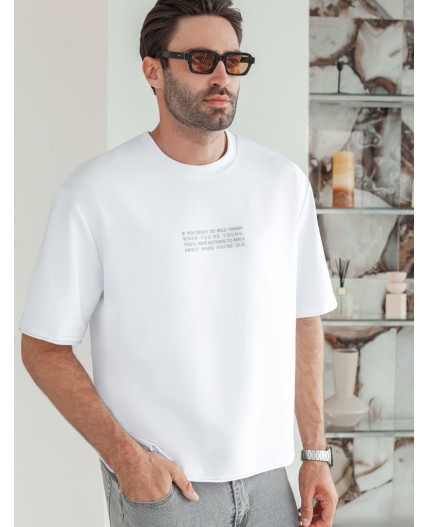 Футболка мужская белый
