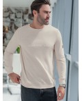 Джемпер мужской бежевый меланж