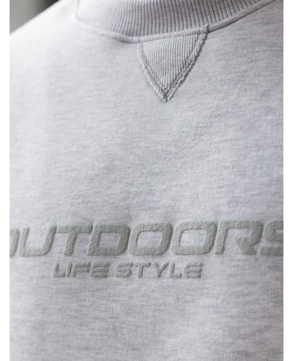 Джемпер мужской св.серый меланж