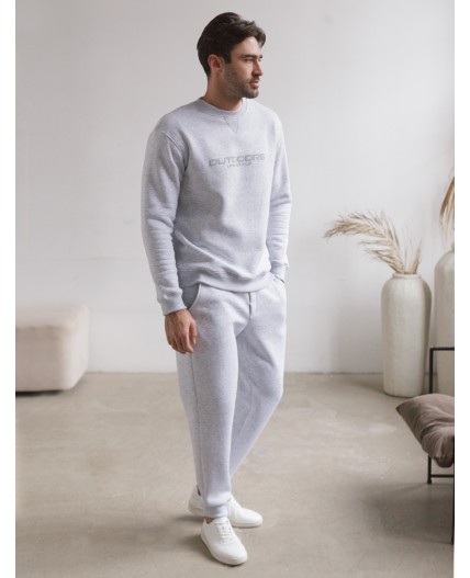 Джемпер мужской св.серый меланж