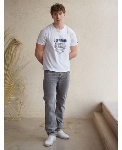 Футболка мужская белый_athletic