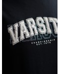 Футболка мужская черный_varsity