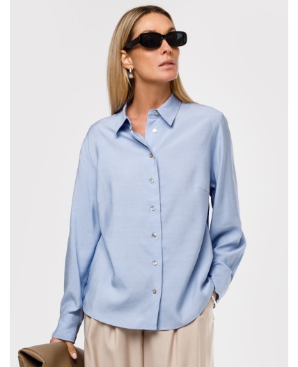 Блузка женская небесно_голубой