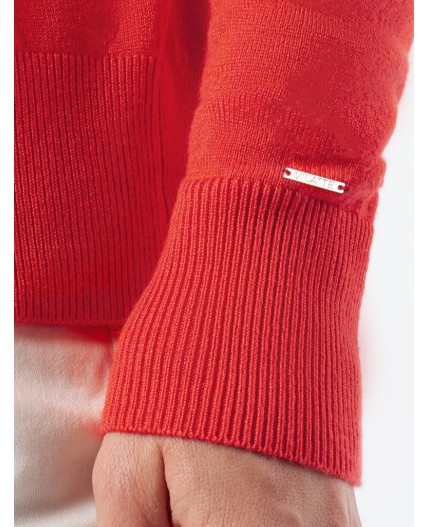 Кардиган женский коралловый