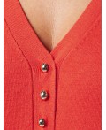 Кардиган женский коралловый