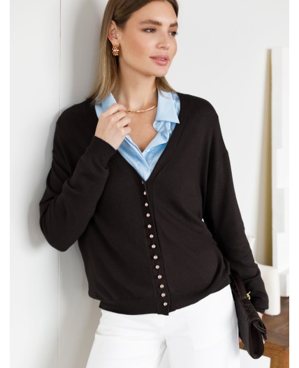 Кардиган женский черный