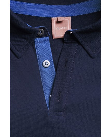 Футболка мужская т.синий-голубой