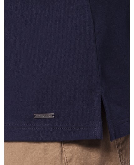 Футболка мужская т.синий-голубой