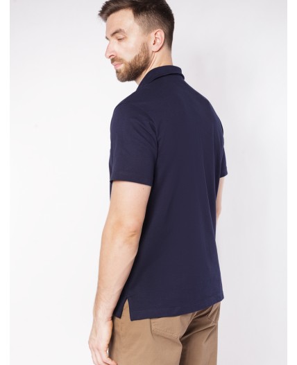 Футболка мужская т.синий-голубой