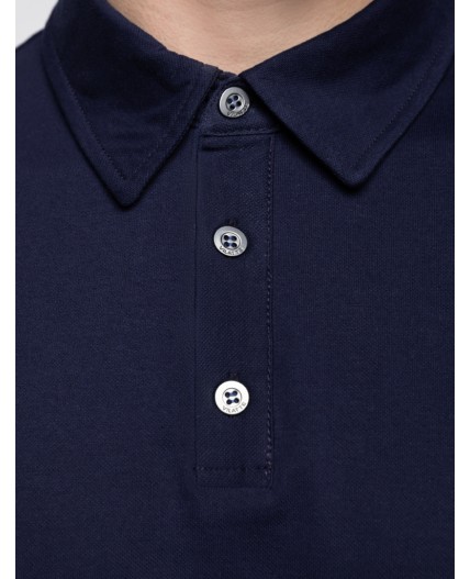 Футболка мужская т.синий-голубой