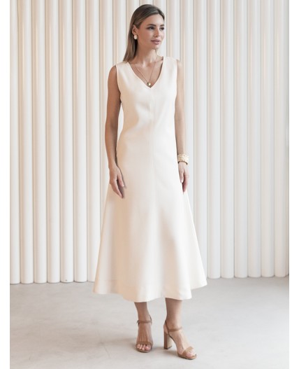 Платье женское кокосово-молочный