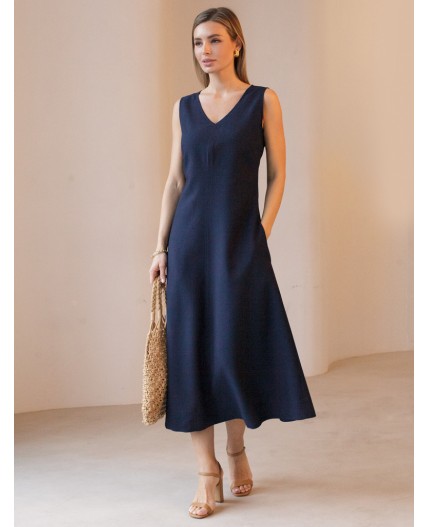 Платье женское темно-синий