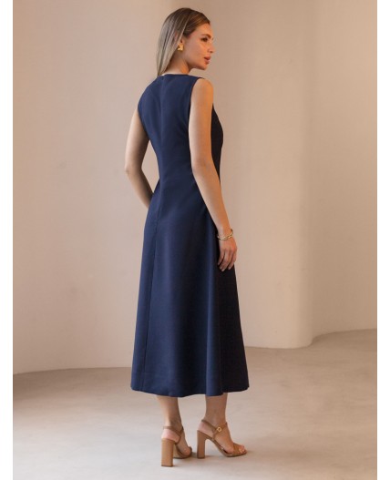 Платье женское темно-синий