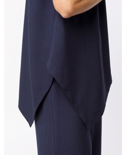 Топ женский темно-синий