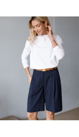 Шорты женские темно-синий