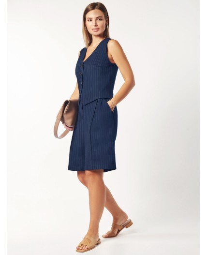 Шорты женские темно-синий