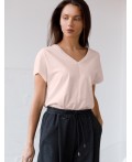 Футболка женская пудровый