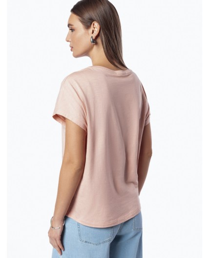 Футболка женская пудровый
