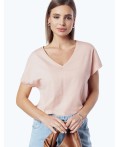 Футболка женская пудровый