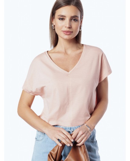 Футболка женская пудровый