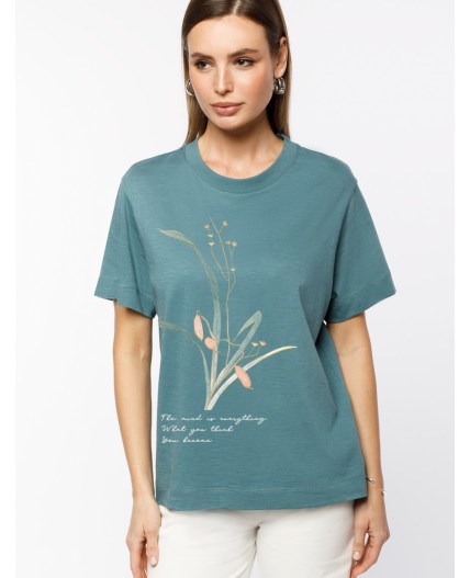 Футболка женская полынь_the mind