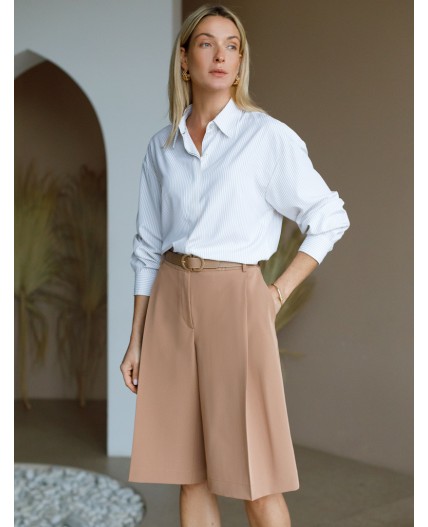 Шорты женские темно-бежевый