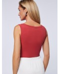 Топ женский красный