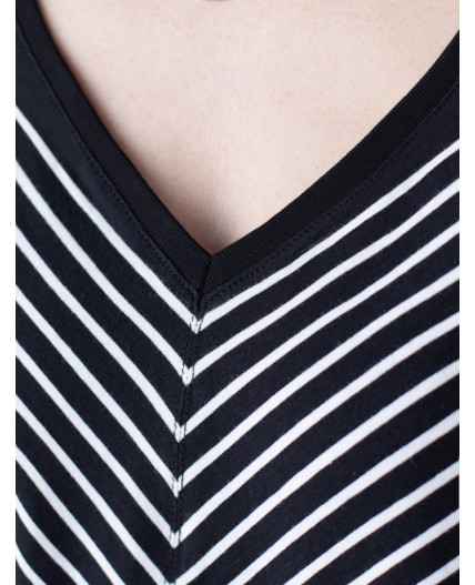 Футболка женская черно-белый