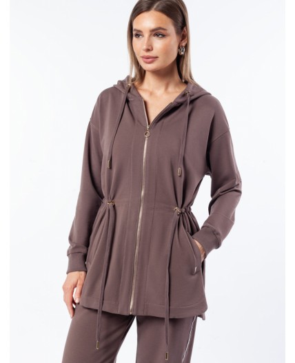 Джемпер женский кофейный