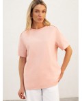 Футболка женская пудровый