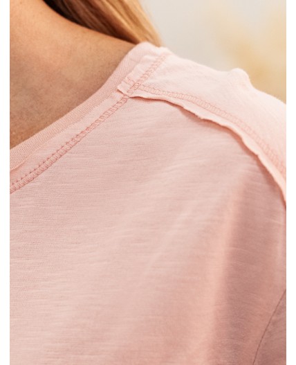 Футболка женская пудровый