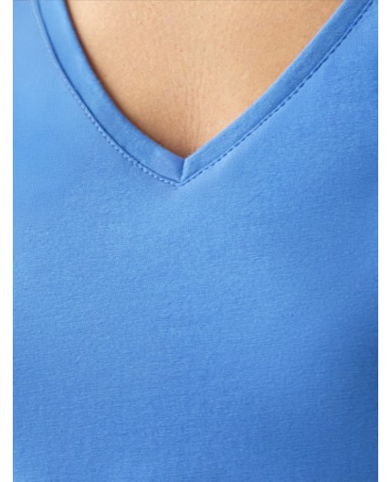 Футболка женская васильковый